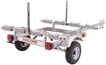 malone ecolight single kayak trailer