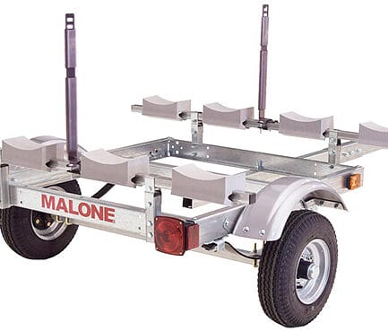 malone ecolight single kayak trailer