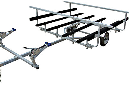 2 Place Fishing Kayak Trailer