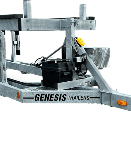 Genesis Center Lift Tritoon Trailers